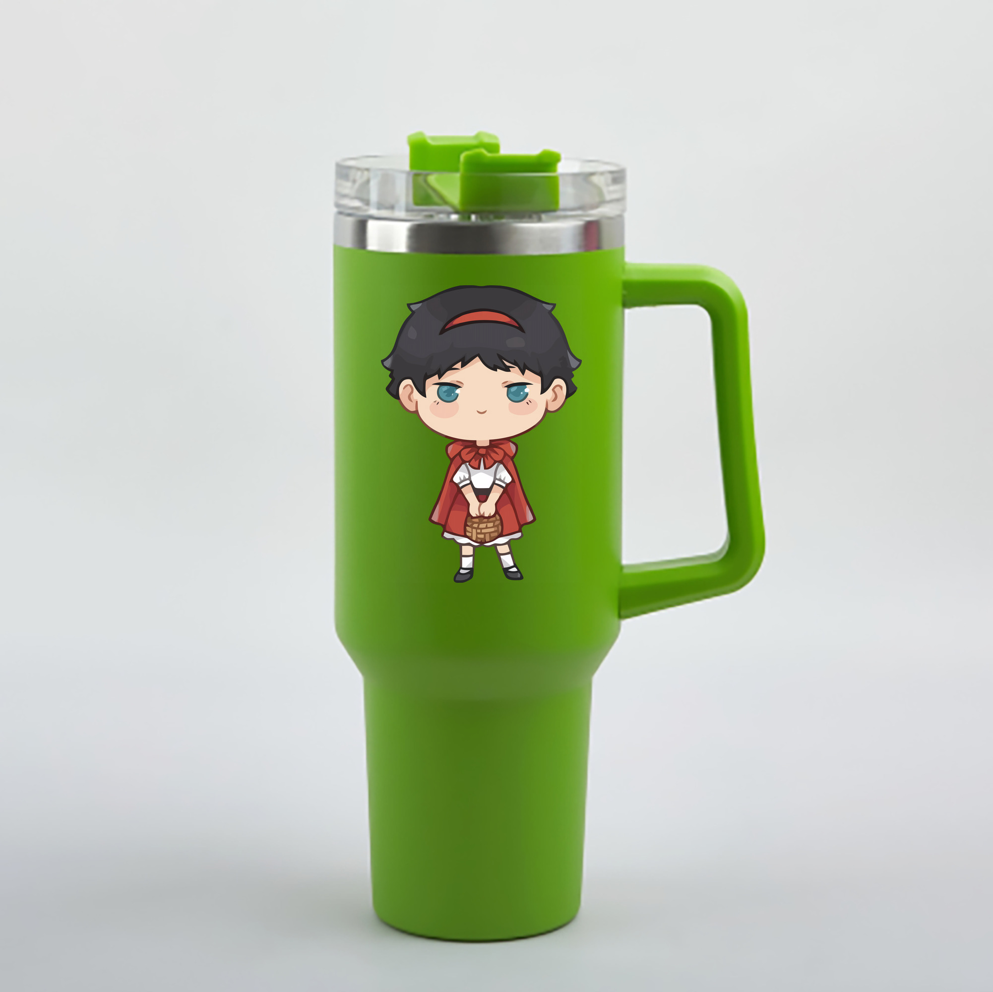 （画像用） ハイキュー!! Haikyu!! 1200mL車用タンブラー - クリスタルステッカー（プラスチックストロー付き）